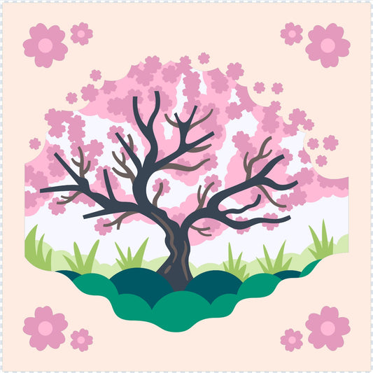 3D Cherry Blossom (Framed) Multiple Sizes